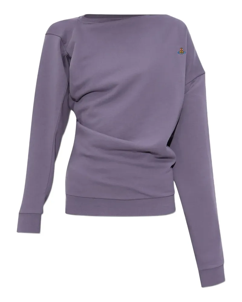 Vivienne Westwood Gerafftes Sweatshirt - Violett Violett