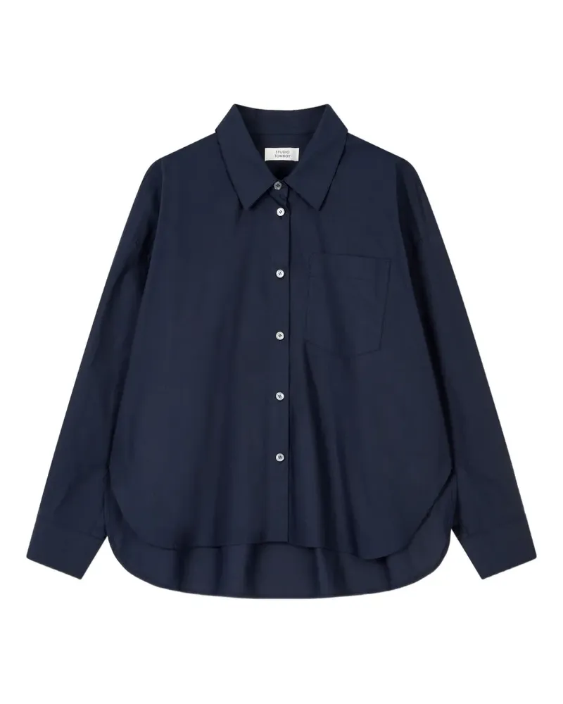 STUDIO TOMBOY Hemd mit Brusttaschen - Blau Blau