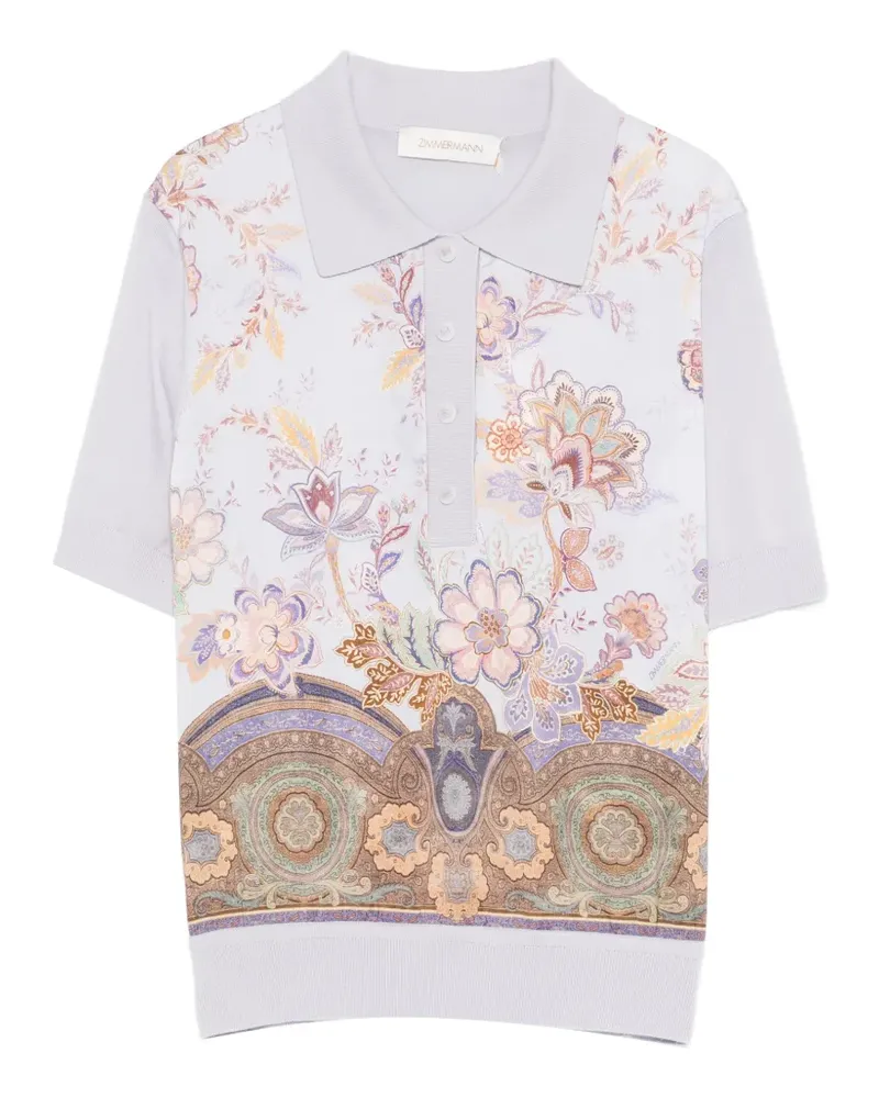 Zimmermann Luna floral print jersey - Violett Violett