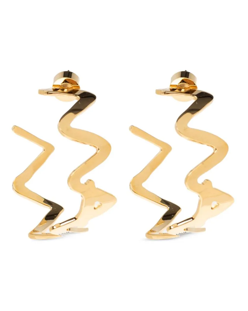 Marni Creole mit Logo - Gold Gold