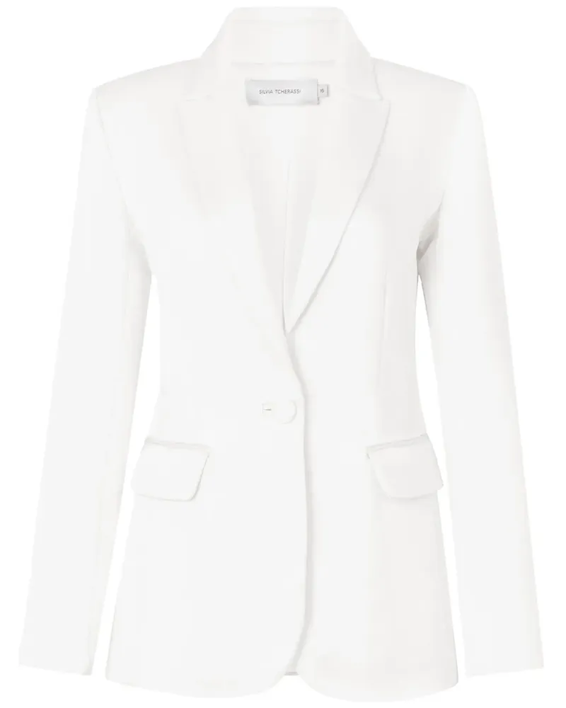Silvia Tcherassi Rebeca Blazer - Weiß Weiß
