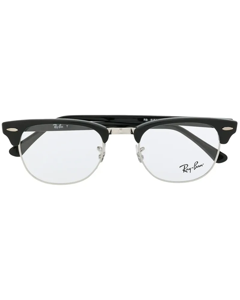 Ray Ban Brille mit eckigem Gestell - Schwarz Schwarz