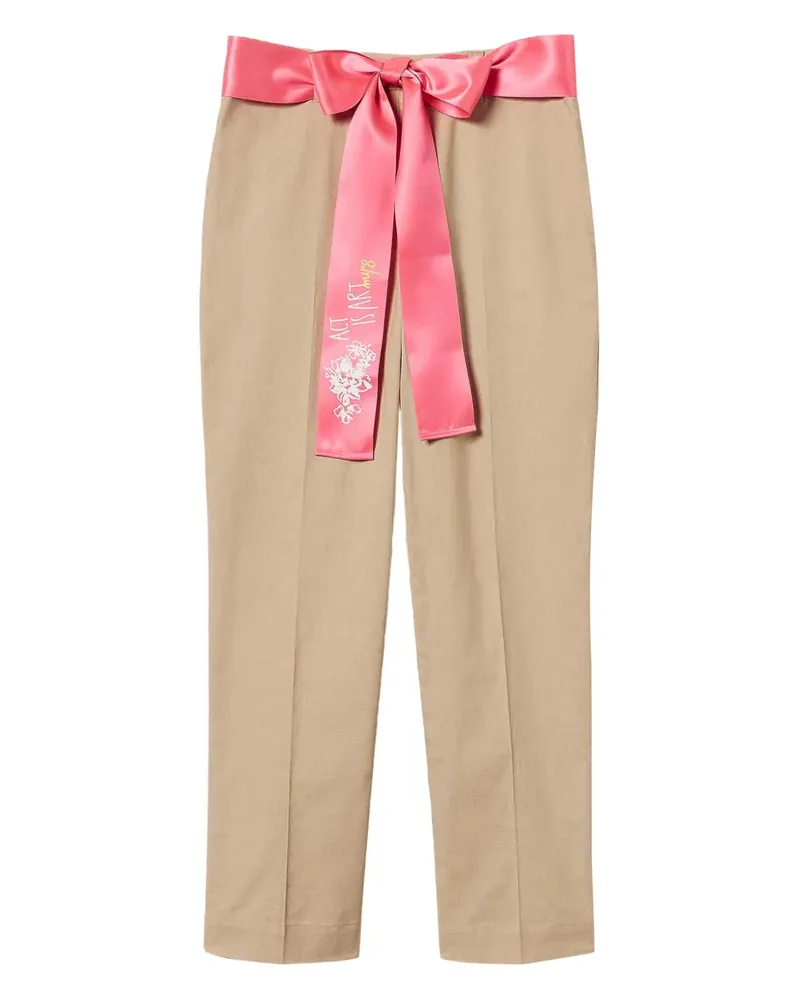 Twin-Set Hose mit hohem Bund - Nude Nude