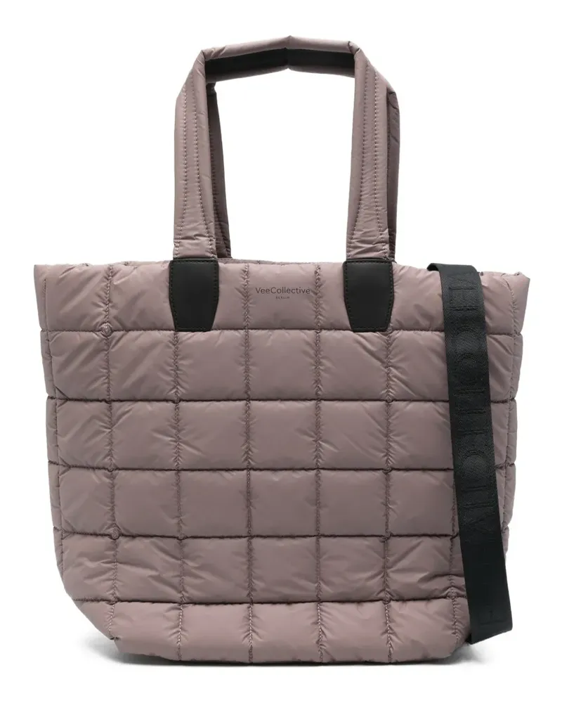 VeeCollective Gesteppter Shopper Porter Tote Bag - Braun Braun