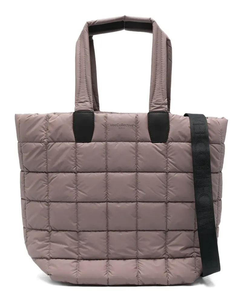 VeeCollective Gesteppter Shopper Porter Tote Bag - Braun Braun