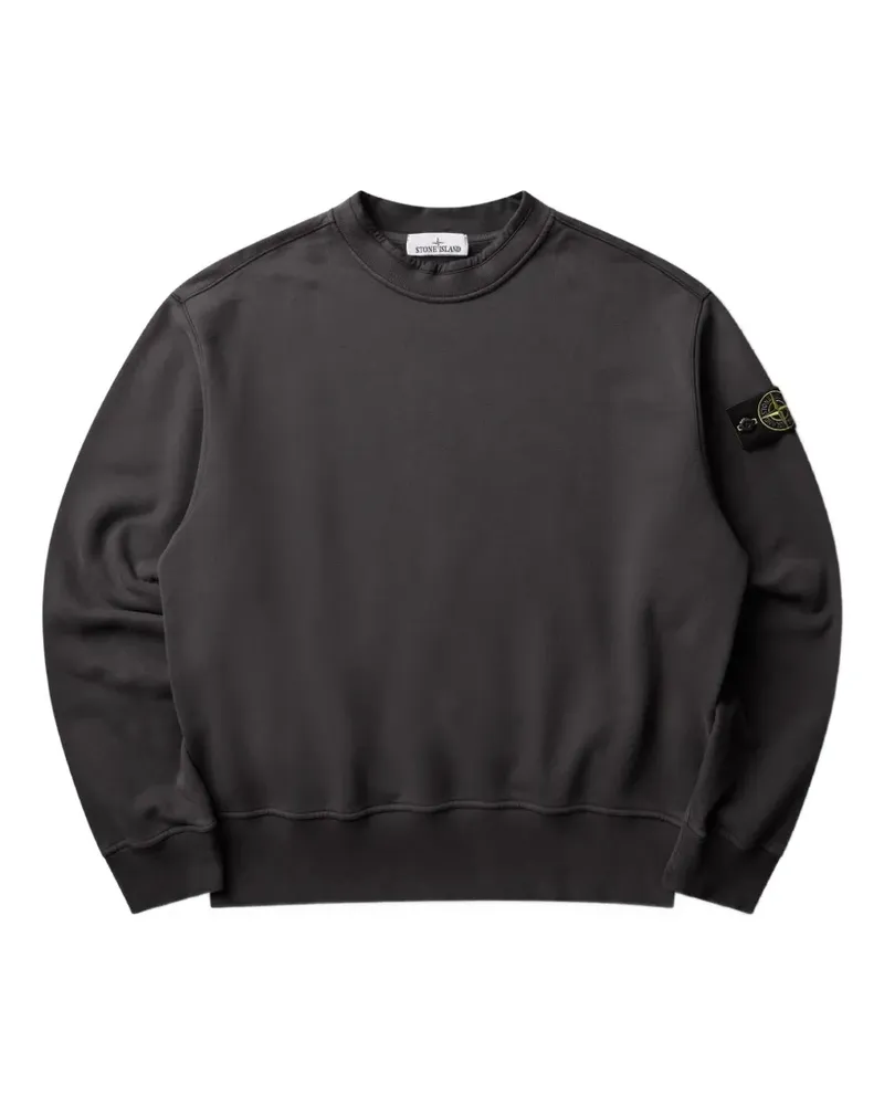 Stone Island 6100022 brushed organic cotton fleece sweatshirt - Grau Grau