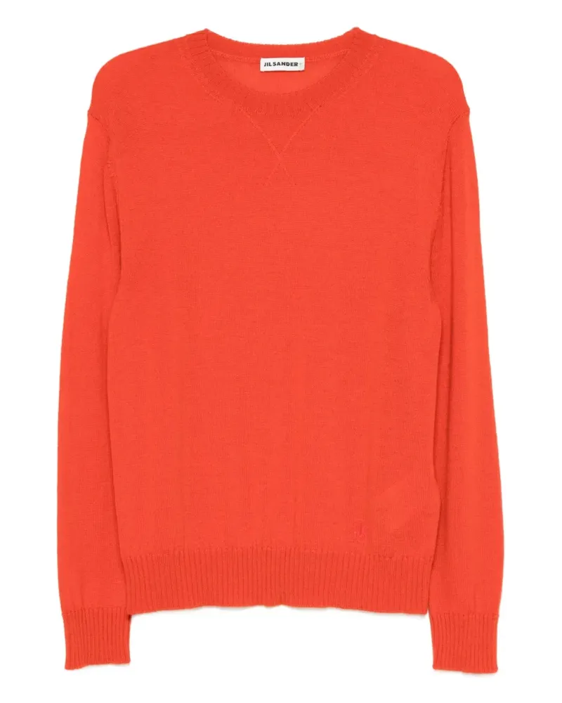 Jil Sander Klassischer Pullover - Orange Orange