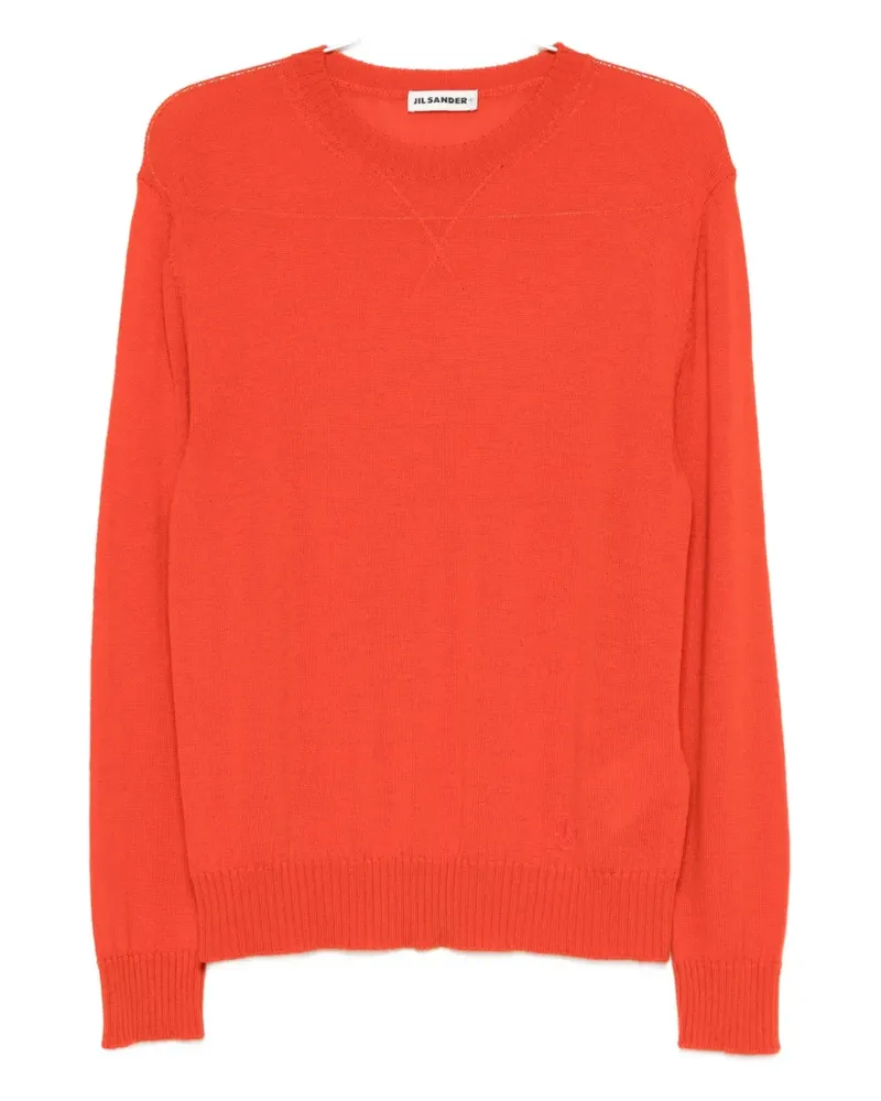 Jil Sander Klassischer Pullover - Orange Orange