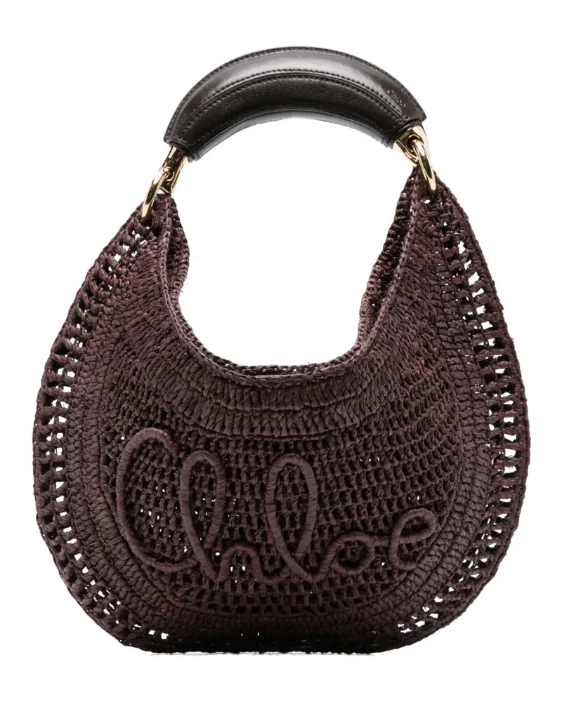 Chloé Banana Tote Bag aus Raffiabast - Braun Braun