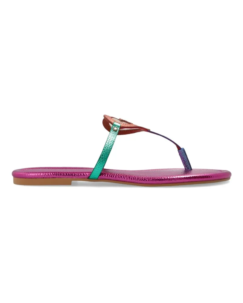 Kurt Geiger Heart Sandalen mit T-Riemen - Rosa Rosa