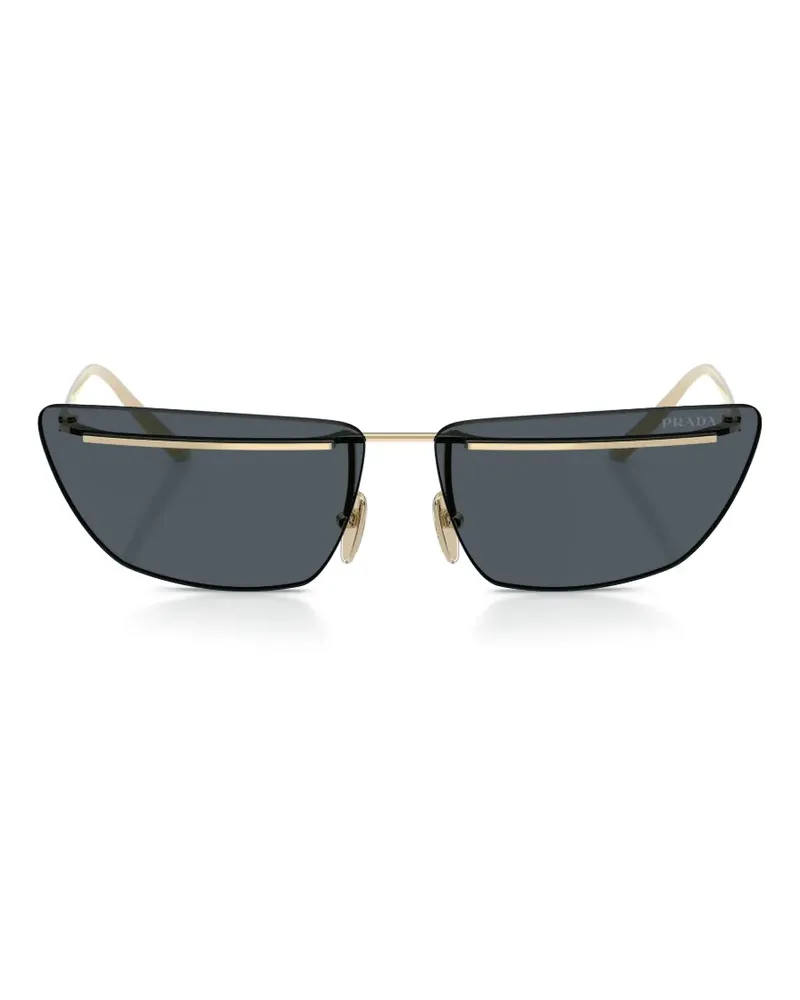 Prada cat-eye frame sunglasses - Gold Gold