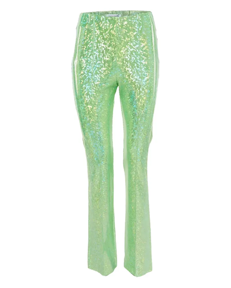 Saks Potts 2024 Hose mit Folien-Print - Grün Grün