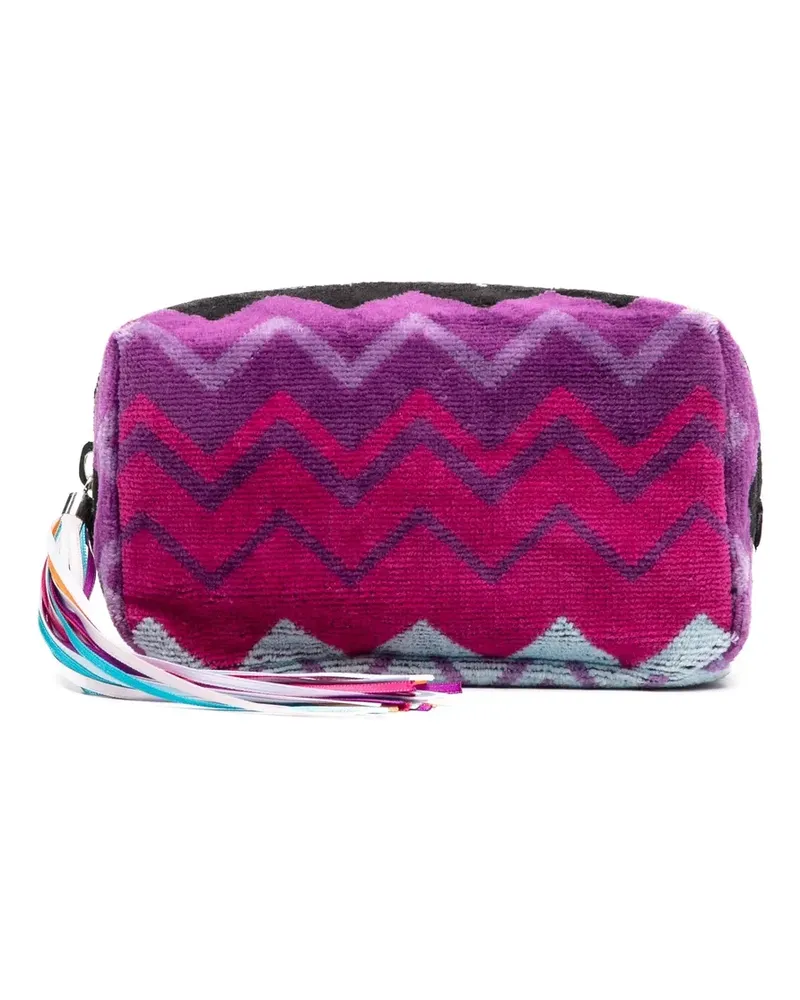 Missoni Tasche mit Zickzackmuster - Violett Violett