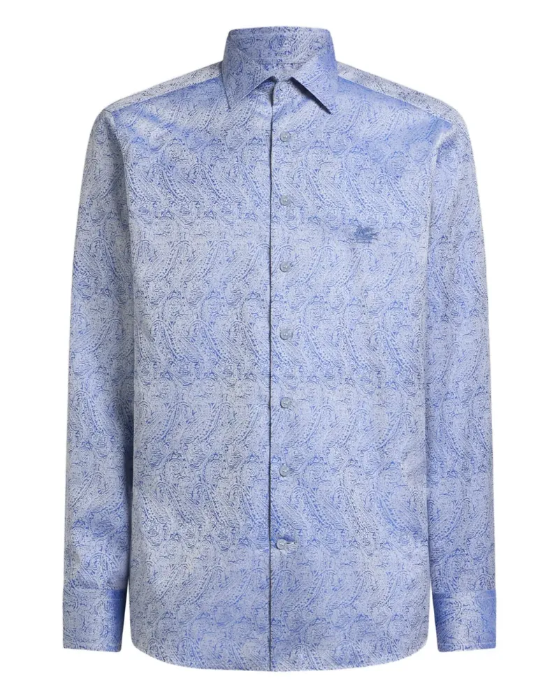 Etro Hemd mit Paisleymuster - Blau Blau