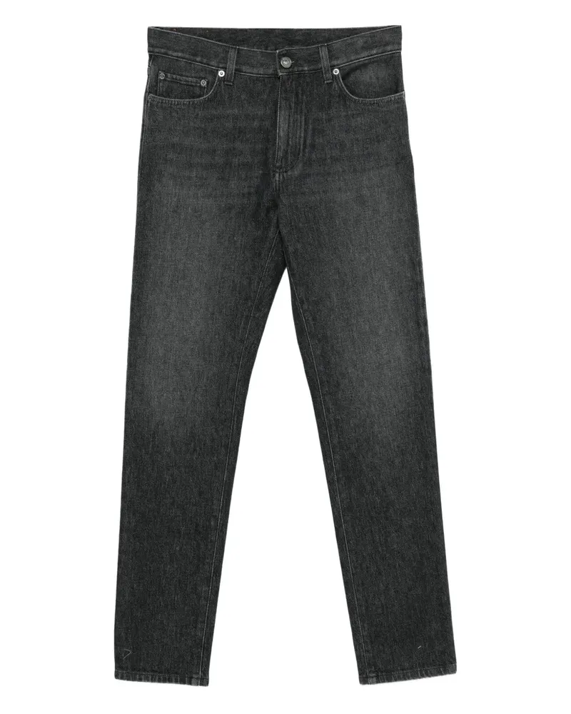 Ermenegildo Zegna Jeans aus Baumwollstretch - Schwarz Schwarz