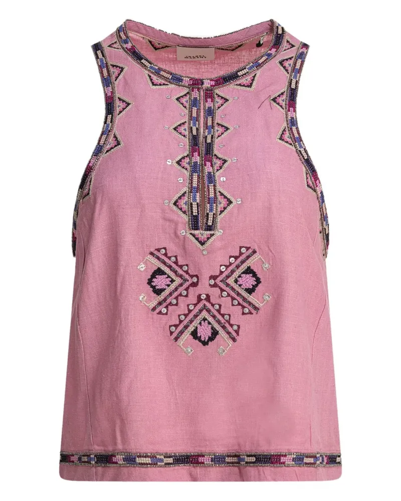 Isabel Marant Besticktes Tanktop - Rosa Rosa