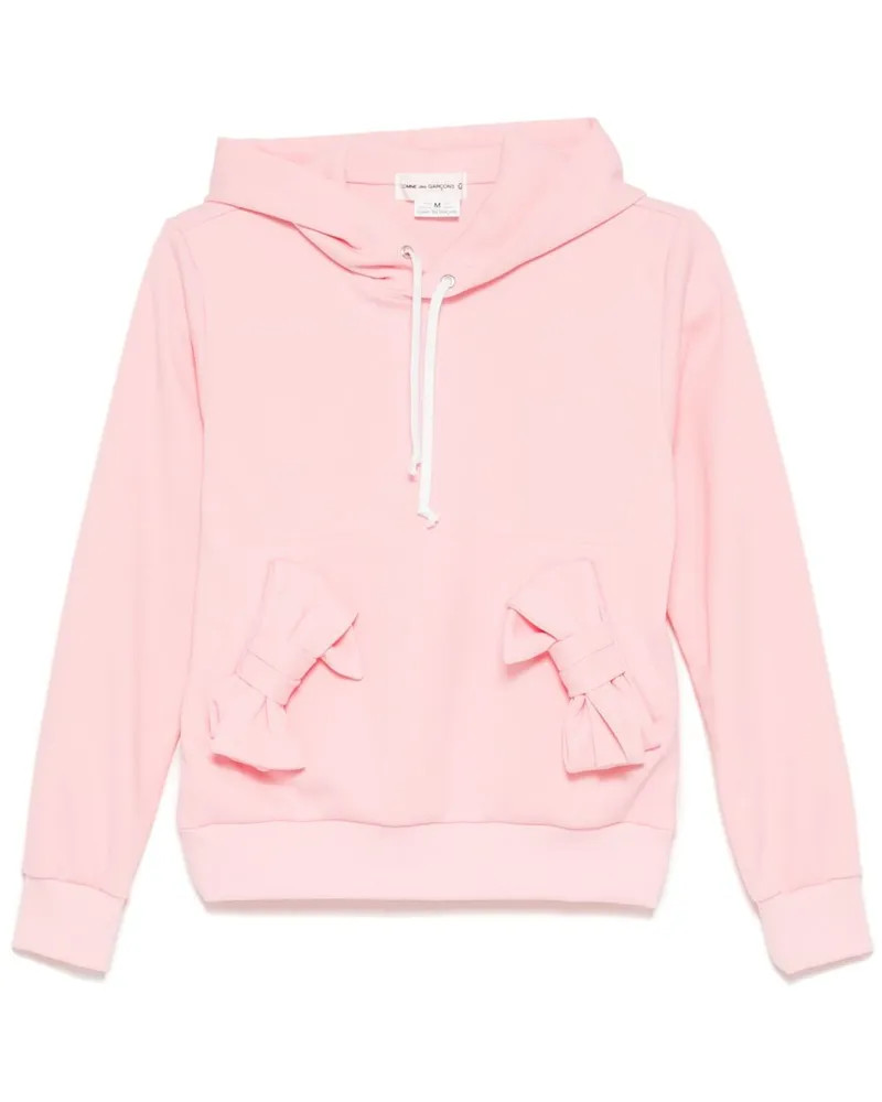 Comme des Garçons Hoodie mit Schleife - Rosa Rosa