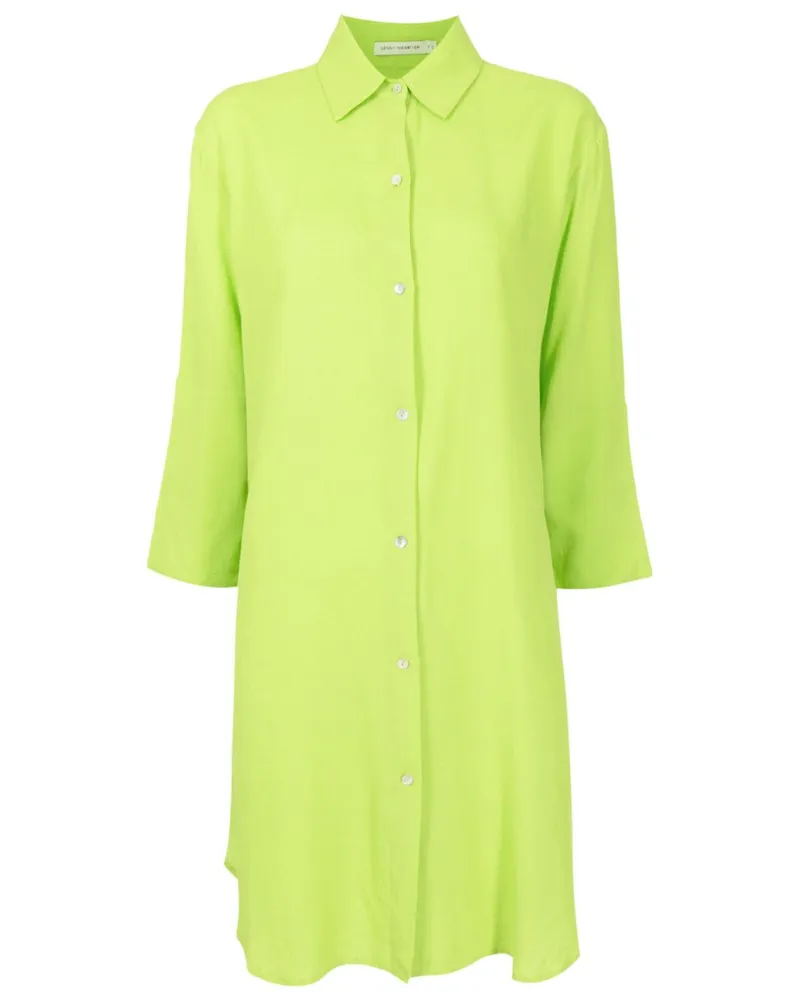 Lenny Niemeyer Hemdkleid mit Knöpfen - Grün Grün
