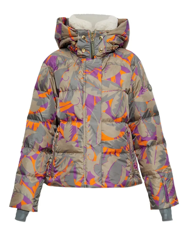 Bogner Maja leaf-print ski jacket - Grün Grün