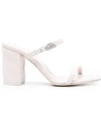 Alexander McQueen Seal Mules mit Seal-Prägung 85mm Rosa