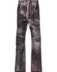 Kanghyuk Baggy-Hose mit abstraktem Print Schwarz