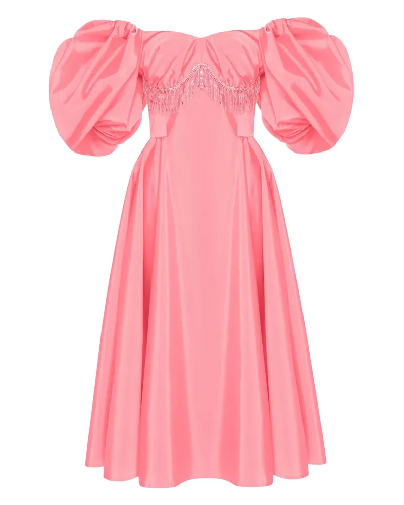 ANOUKI Schulterfreies Kleid - Rosa Rosa