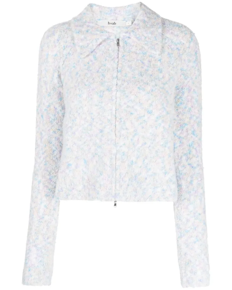 b+ab Melierter Cropped-Cardigan - Mehrfarbig Mehrfarbig