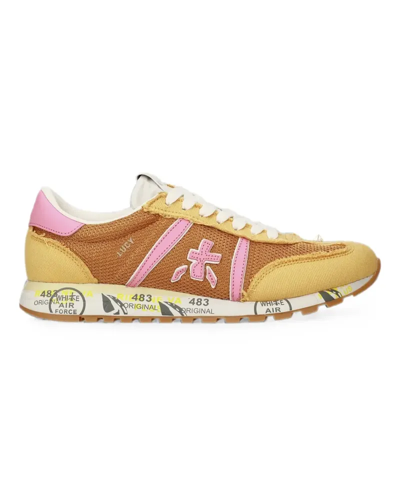 Premiata Lucy panelled sneakers - Gelb Gelb