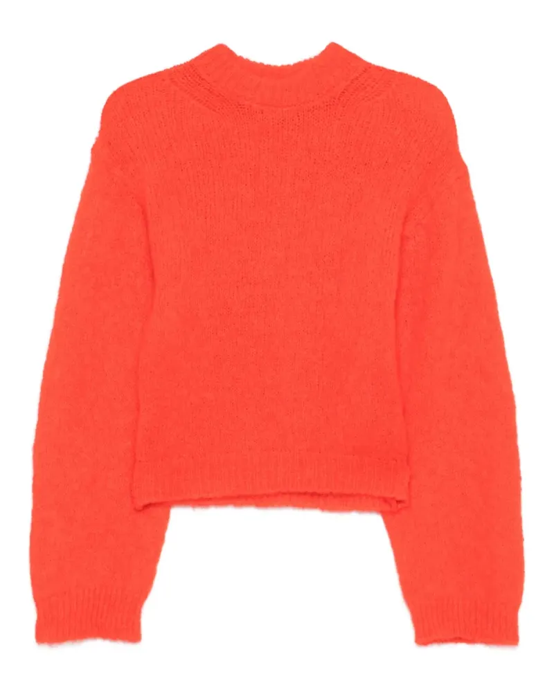 ALYSI Pullover mit Ballonärmeln - Rot Rot