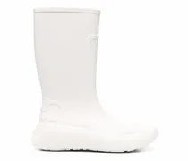Gummistiefel mit Logo-Prägung - Weiß