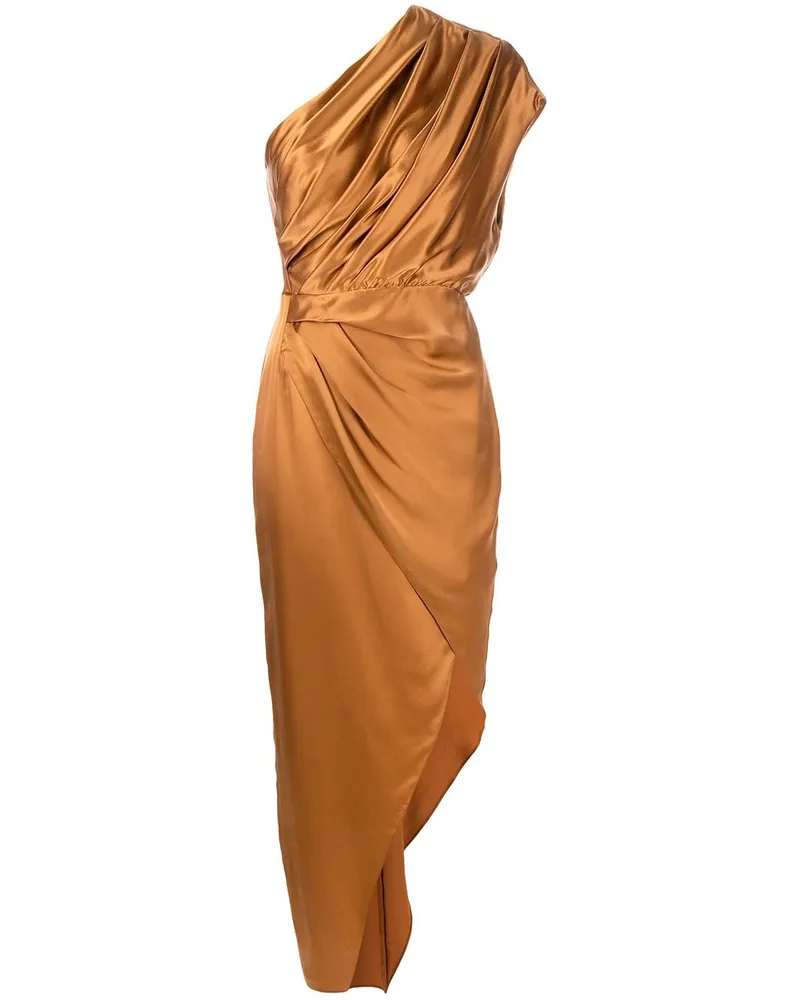 mason by michelle mason Asymmetrisches Kleid Orange