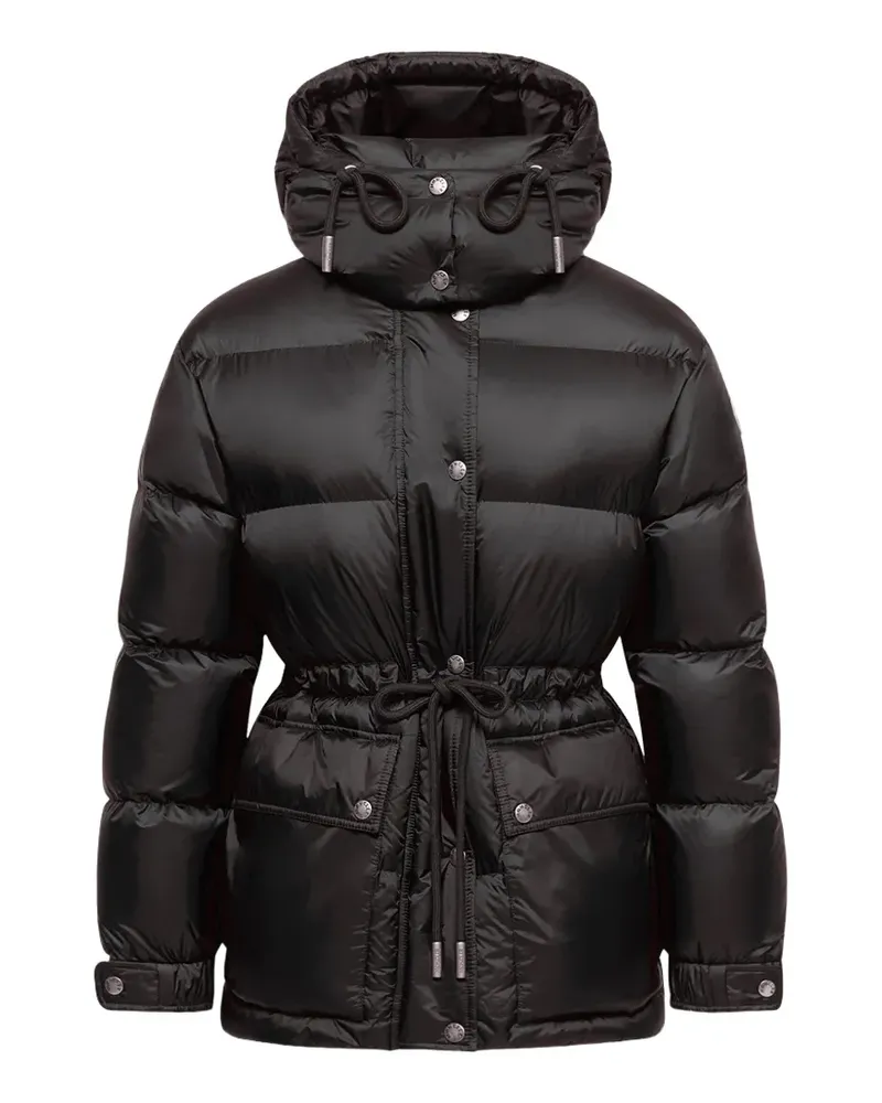 Moncler Sesie Daunenjacke mit Kapuze - Schwarz Schwarz