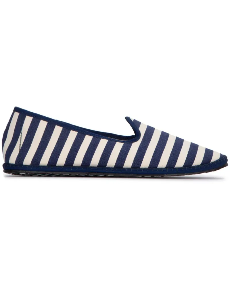 VIBI VENEZIA Gestreifte Loafer - Blau Blau