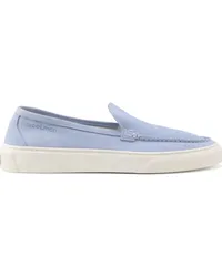 Woolrich Loafer aus Wildleder Blau