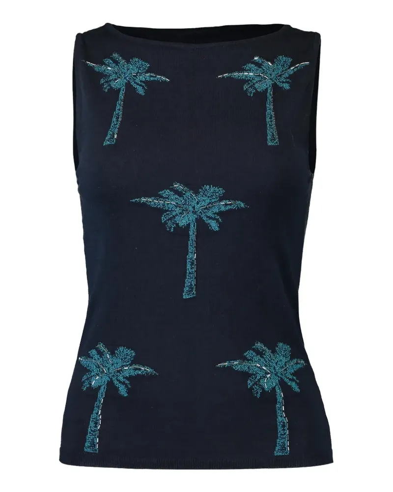 STAUD Arden palm-tree top - Blau Blau