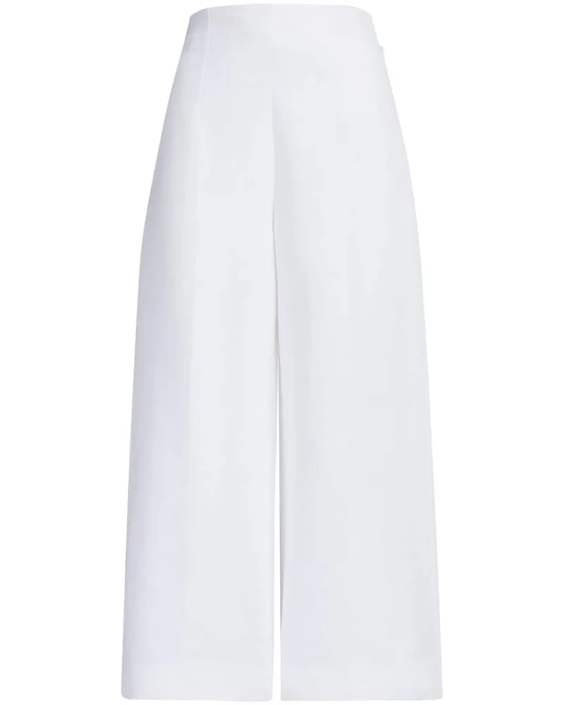 Marni Cropped-Hose mit weitem Bein - Weiß Weiß