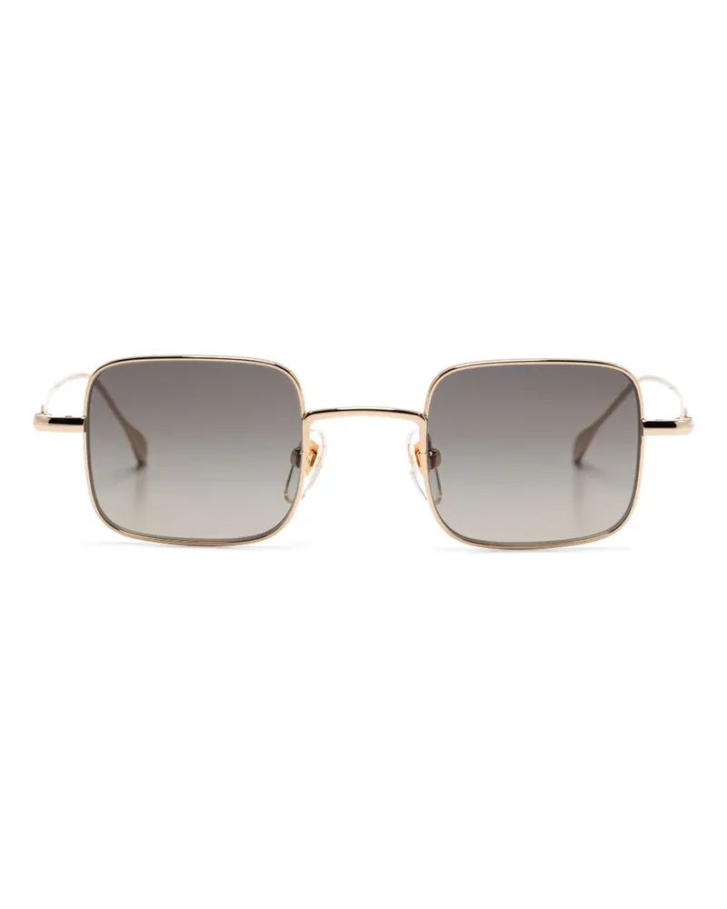 Gucci Sonnenbrille mit eckigem Gestell - Gold Gold