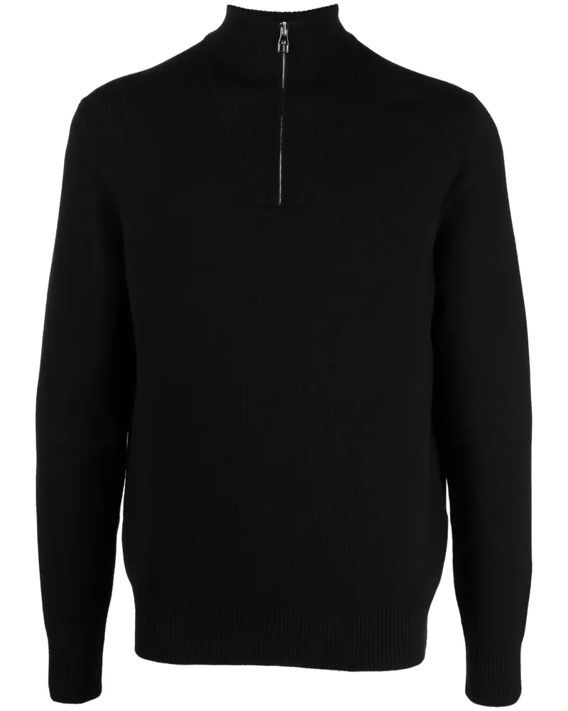 Dunhill Pullover mit Reißverschluss - Schwarz Schwarz