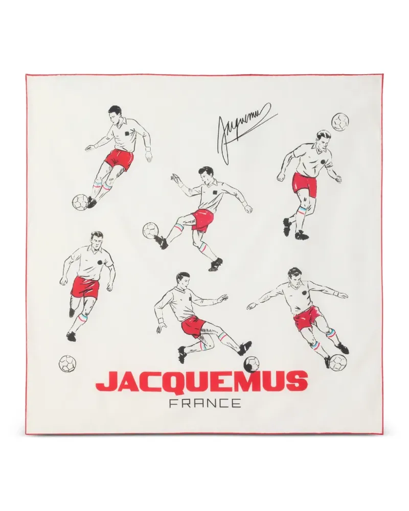 Jacquemus The Supporter Seidenschal - Nude Nude