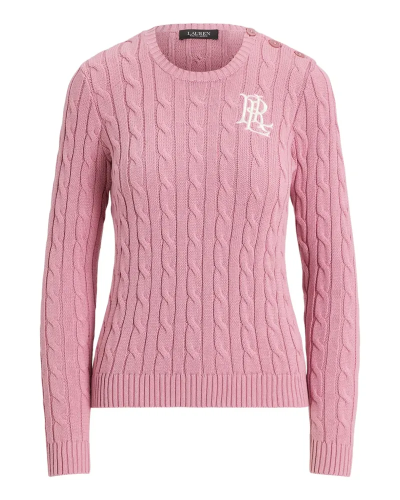 Ralph Lauren Pullover mit Zopfmuster - Rosa Rosa