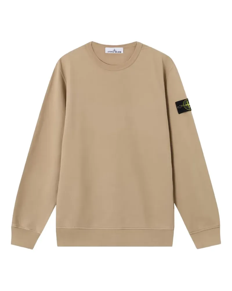 Stone Island 6100049 Sweatshirt aus gebürstetem Bio-Baumwollfleece - Nude Nude