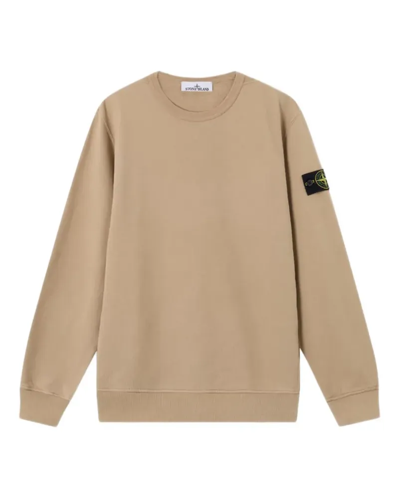 Stone Island 6100049 Sweatshirt aus gebürstetem Bio-Baumwollfleece - Nude Nude