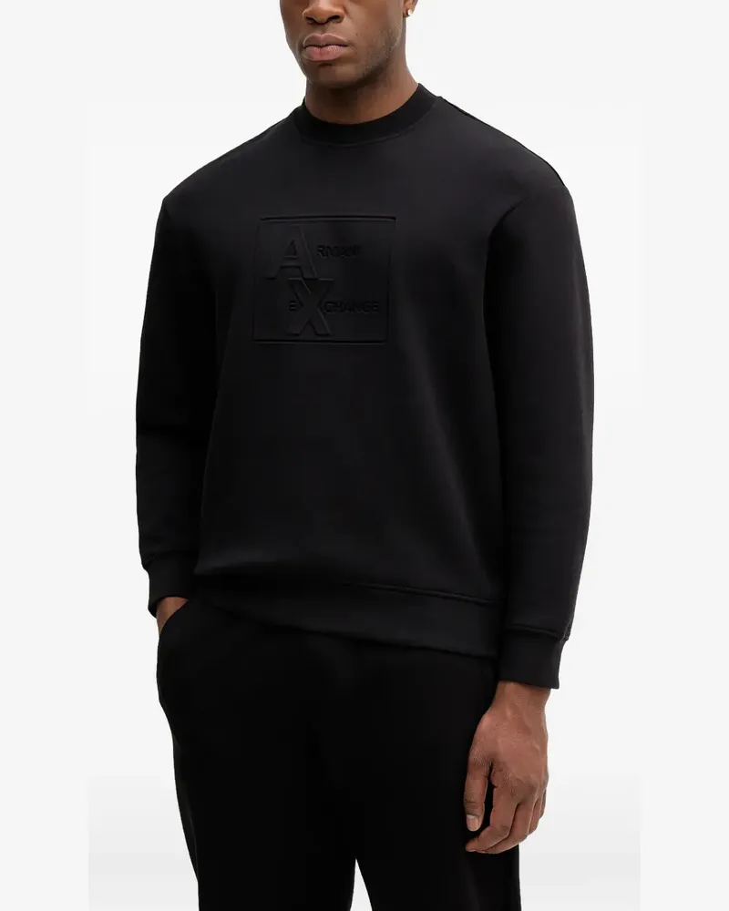 Armani Exchange logo-detail sweatshirt - Schwarz Schwarz