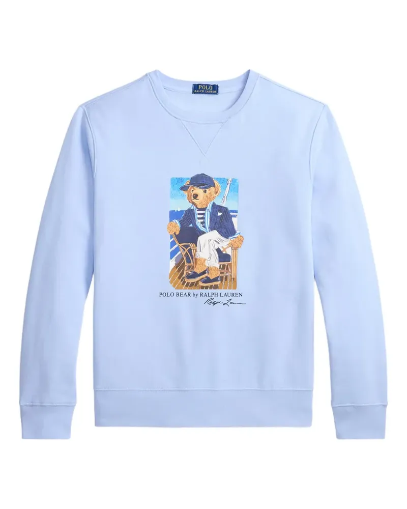 Ralph Lauren Sweatshirt mit Teddy-Print - Blau Blau