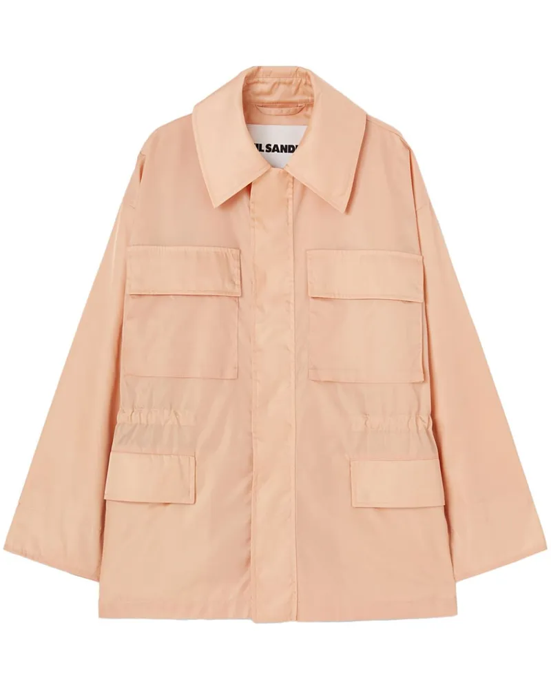 Jil Sander Jacke mit verdecktem Verschluss - Rosa Rosa