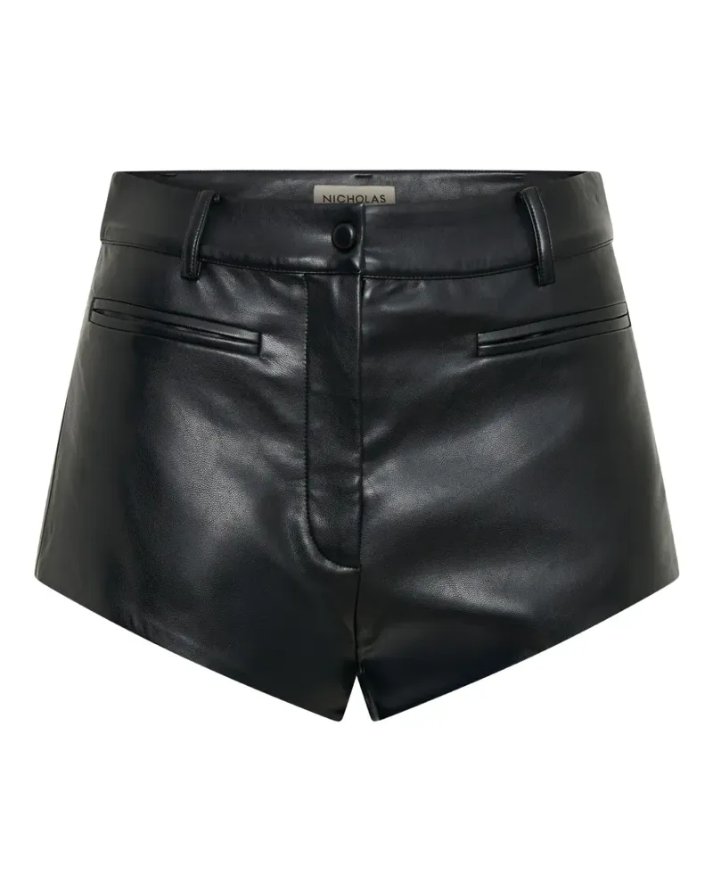 NICHOLAS Tala button shorts - Schwarz Schwarz