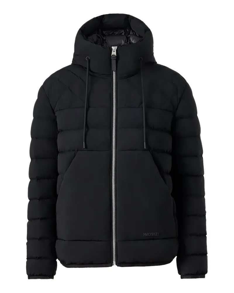 Mackage Bergen quilted hooded jacket - Schwarz Schwarz