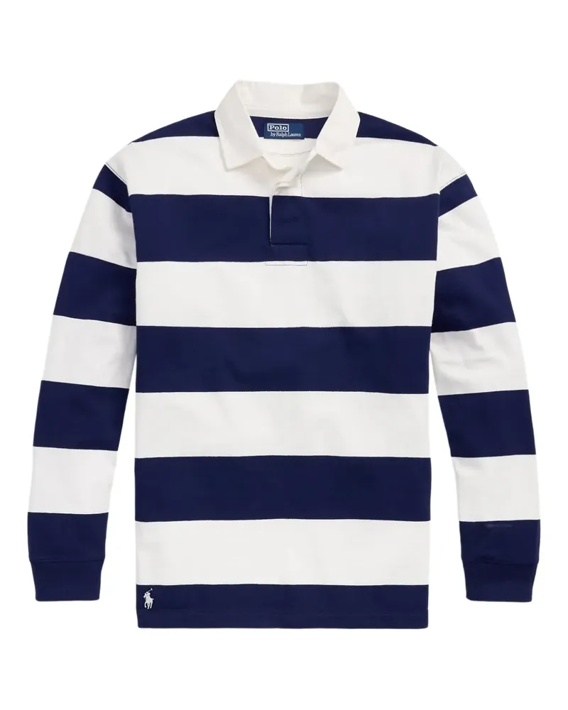 Ralph Lauren Gestreiftes Poloshirt - Weiß Weiß