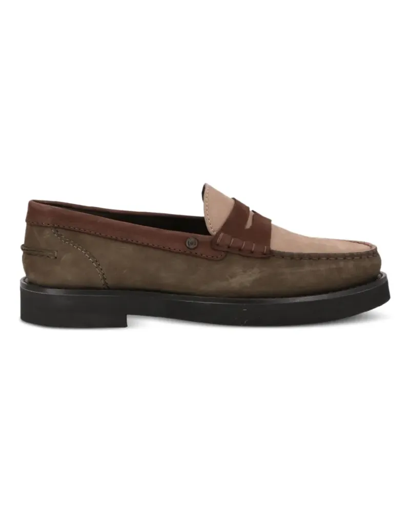 TOD'S suede penny loafers - Braun Braun