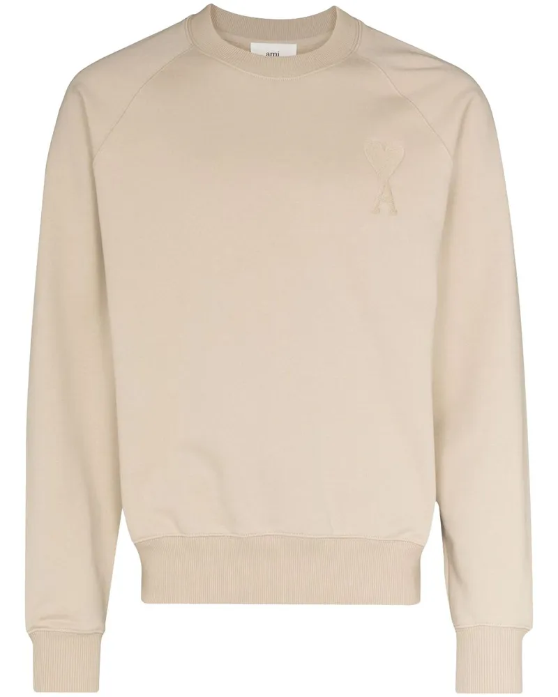 AMI Paris Ami de Coeur Sweatshirt - Nude Nude